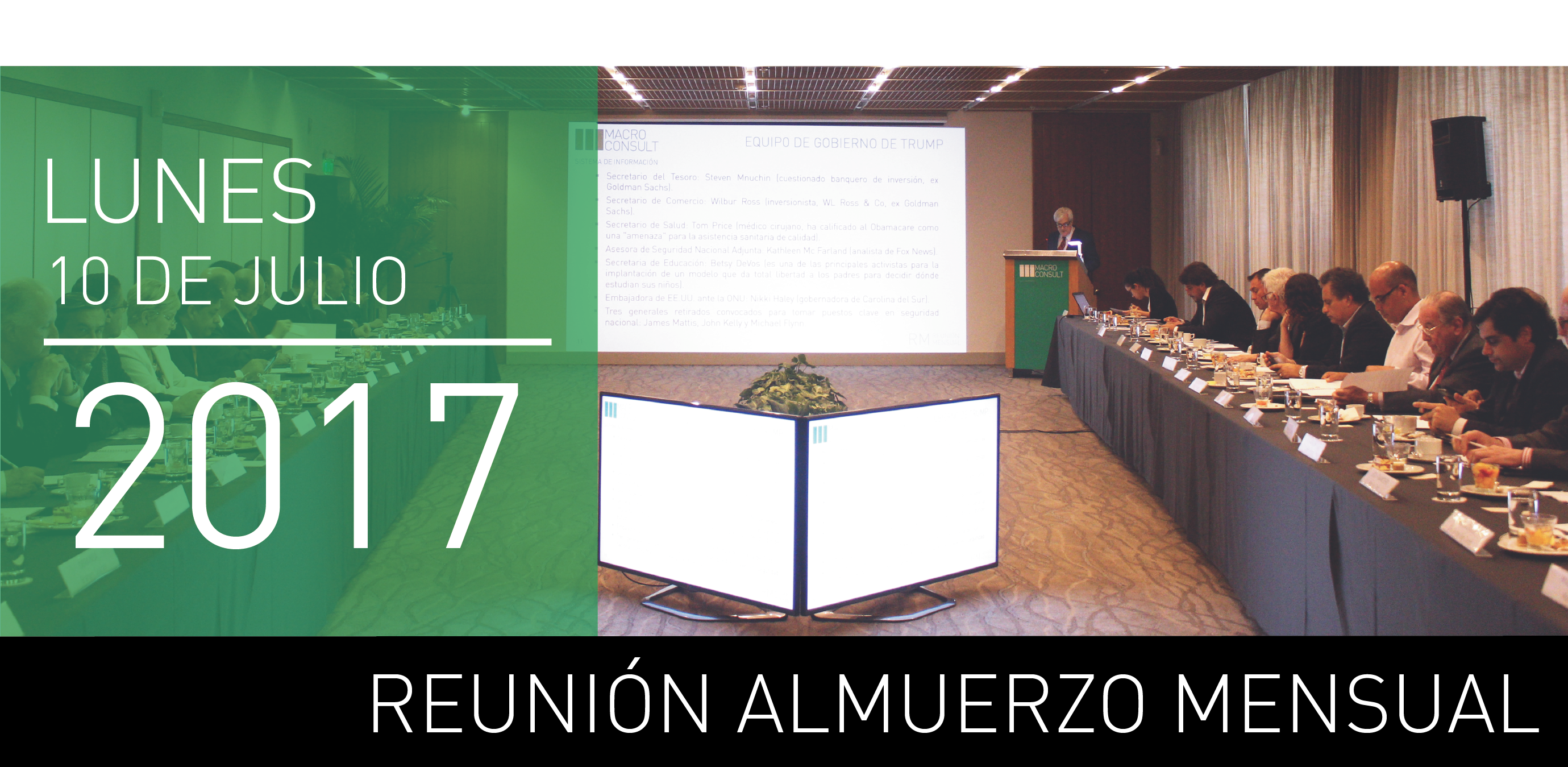 Reunión Almuerzo Mensual – Julio 2017