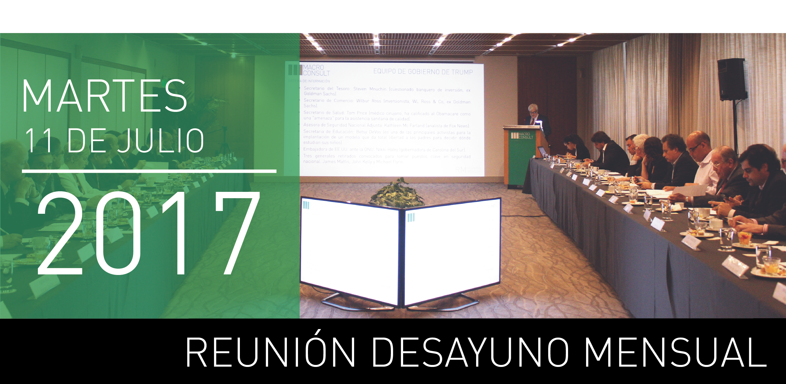 Reunión Desayuno Mensual – Julio 2017
