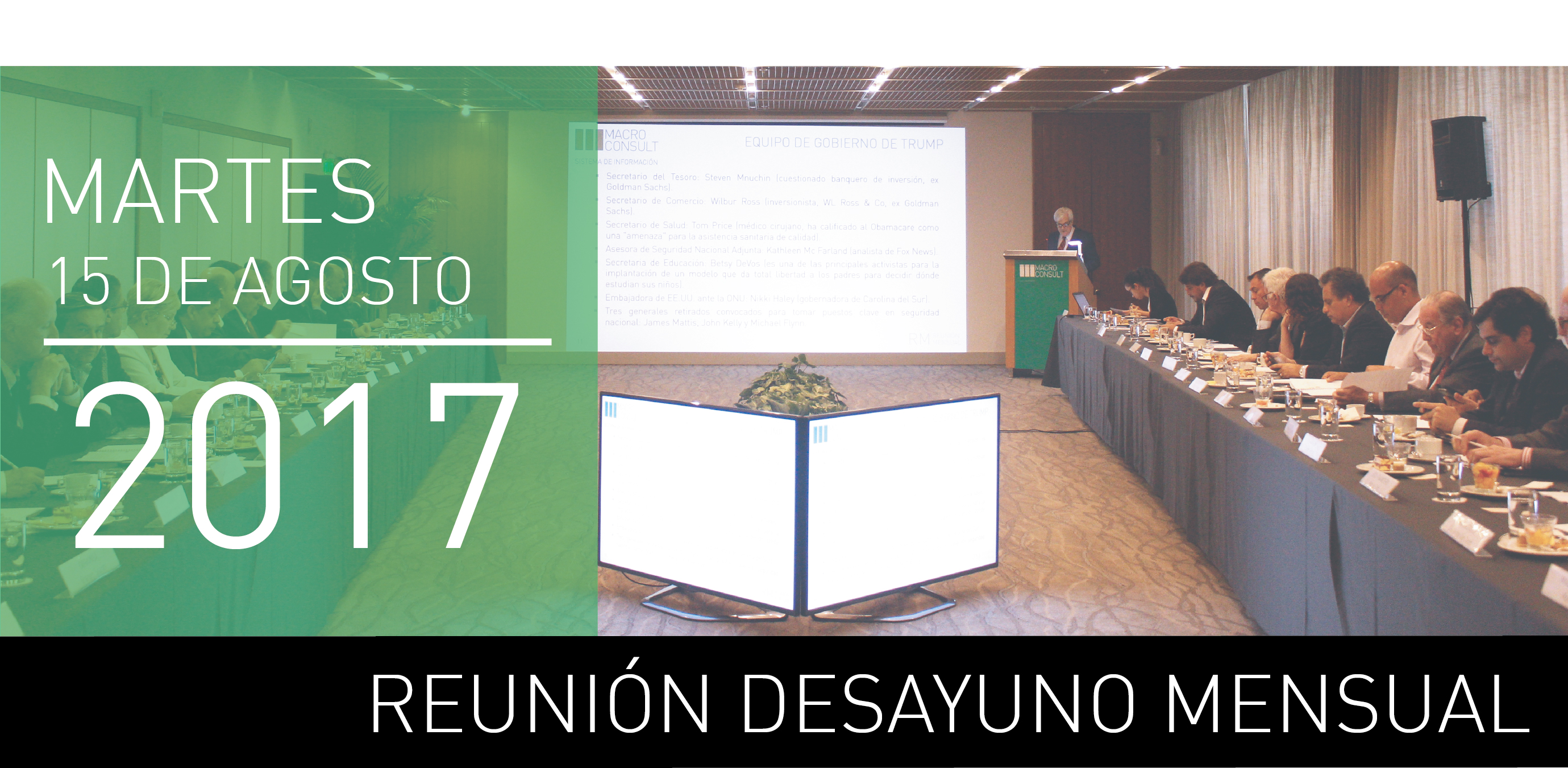 Reunión Desayuno Mensual – Agosto 2017