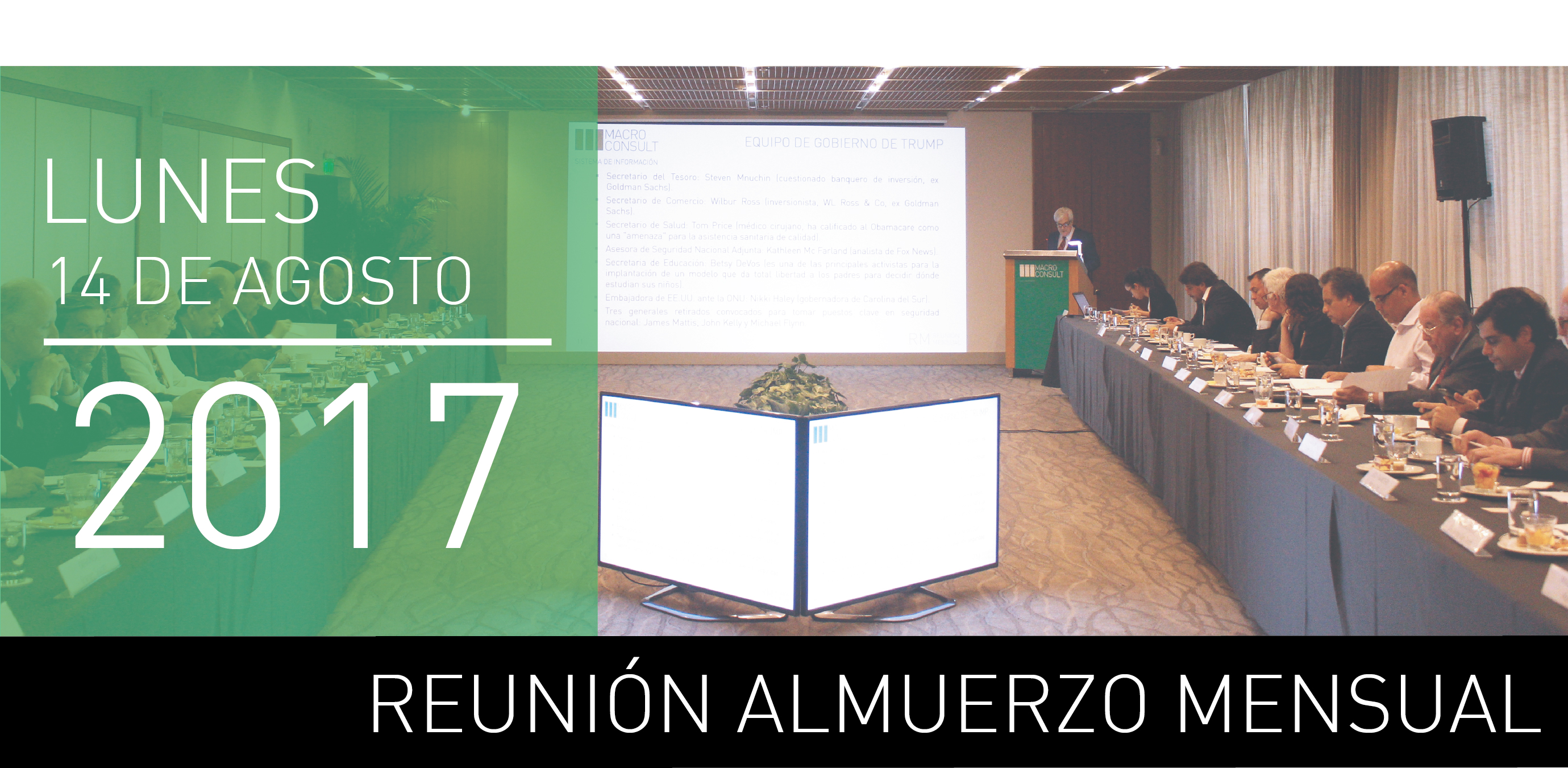 Reunión Almuerzo Mensual – Agosto 2017