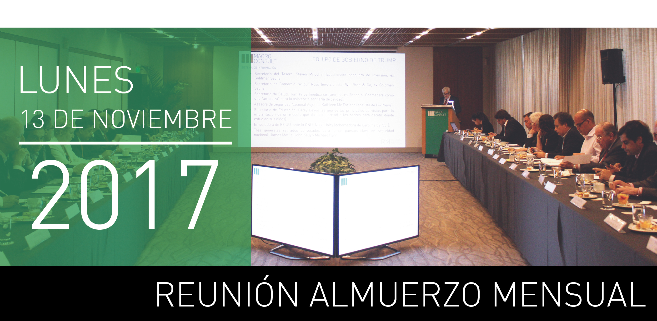 Reunión Almuerzo Mensual – Noviembre 2017