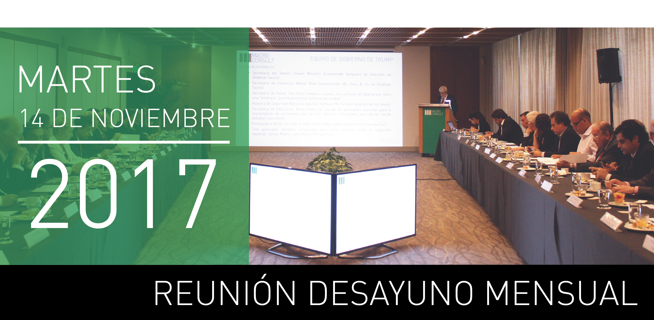 Reunión Desayuno Mensual – Noviembre 2017