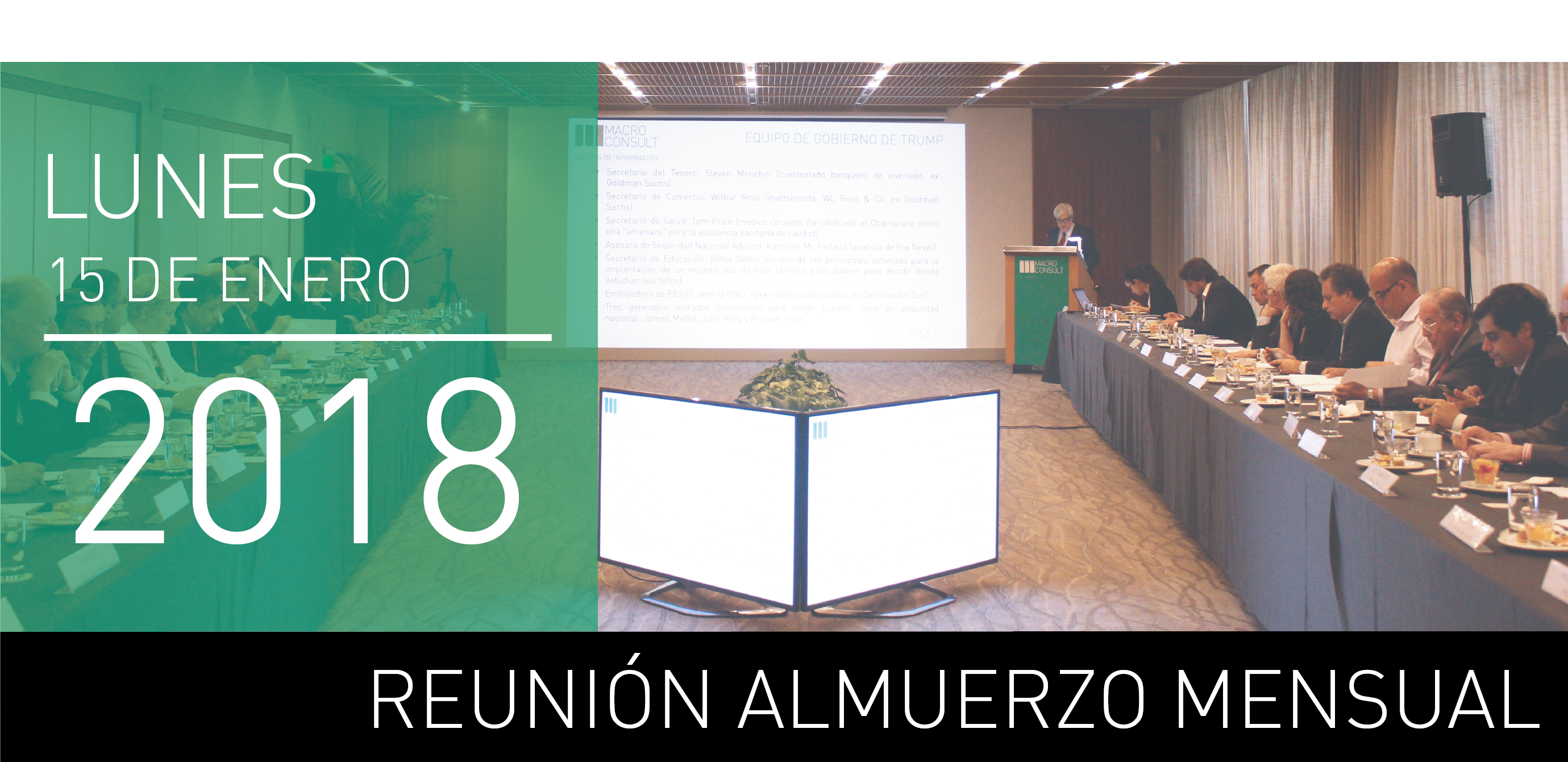 Reunión Almuerzo Mensual – Enero 2018
