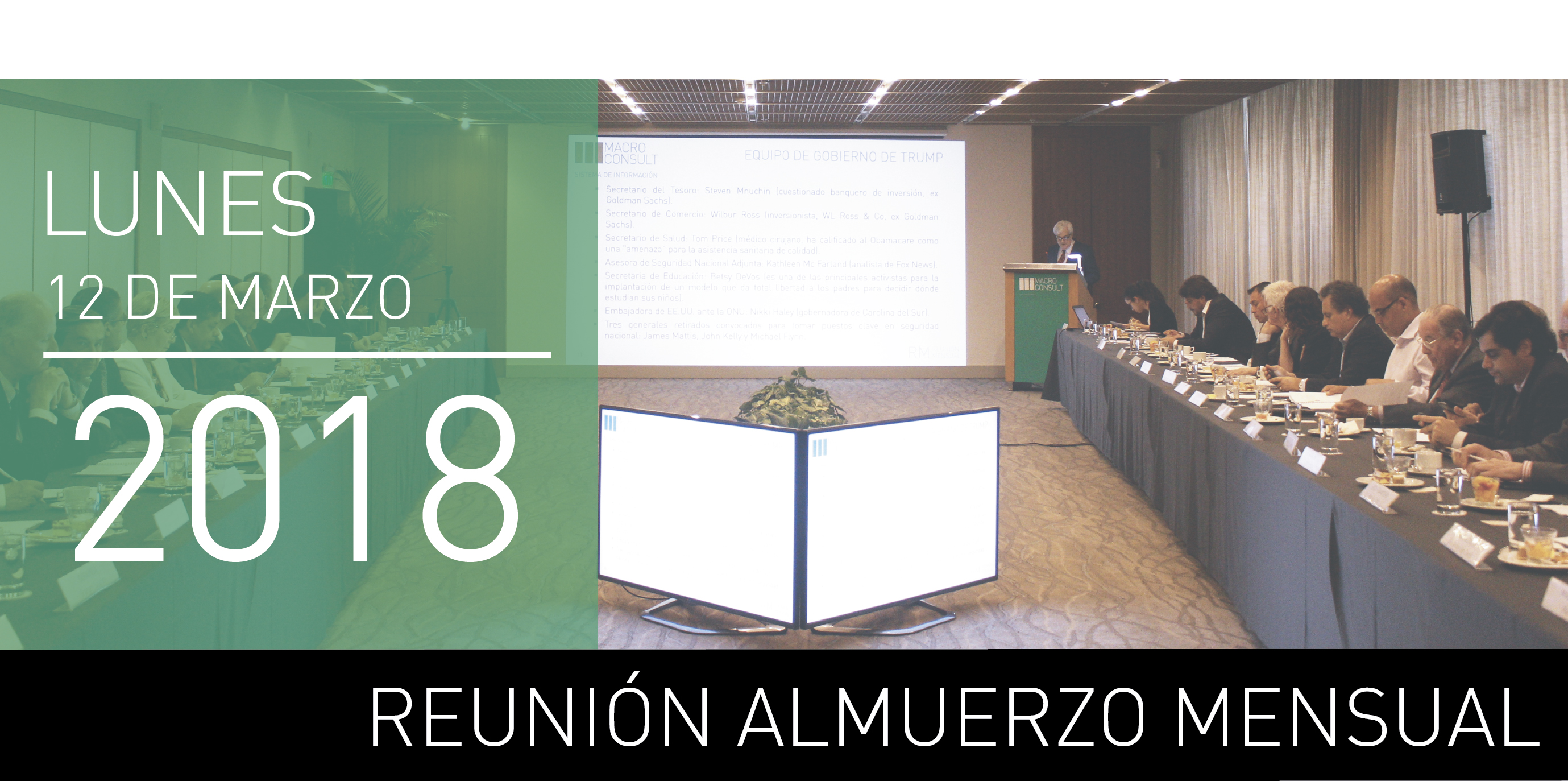 Reunión Almuerzo Mensual – Marzo 2018