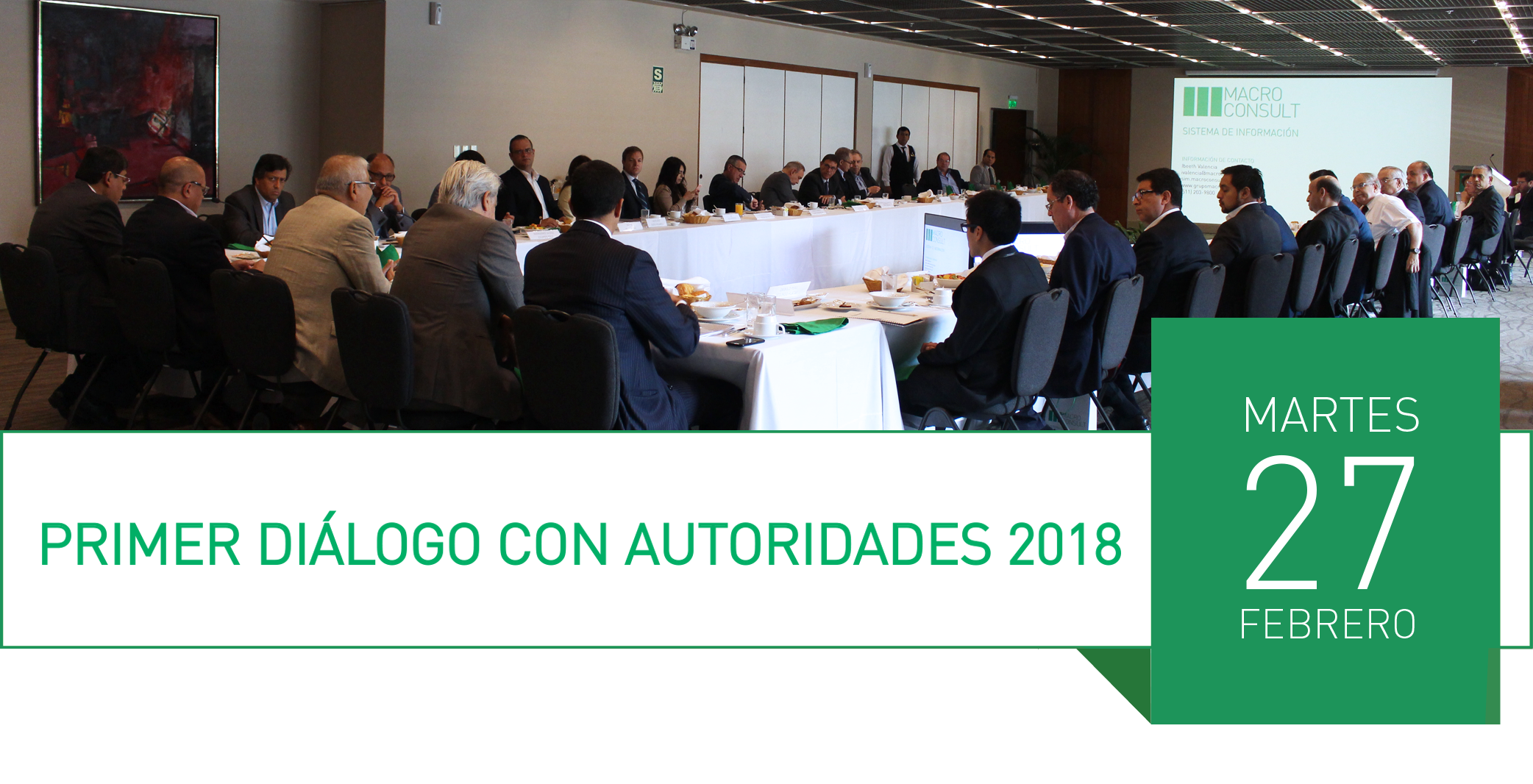 Primer Diálogo con Autoridades 2018